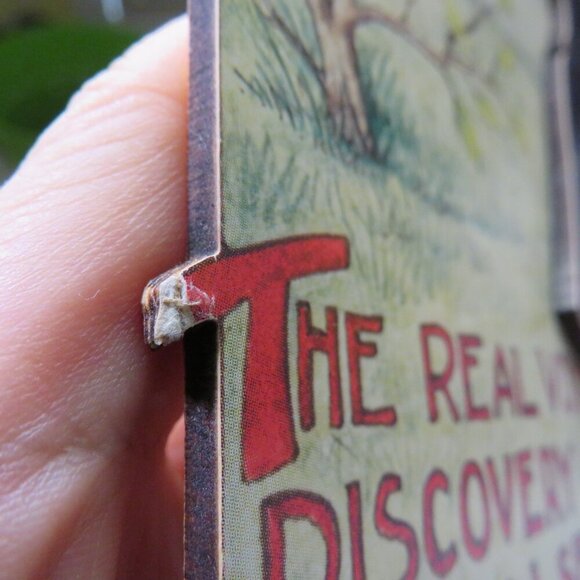 Vintage Mary Engelbreit 3-D stand up sign 10" tall "The Real Voyage..." - Picture 7 of 13